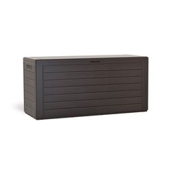 Zahradní box Woodebox hnědá, 280 l, 116 x 55 x 44 cm