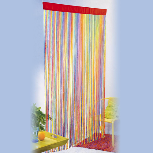 Dveřní provázkový závěs Duha, 100 x 200 cm