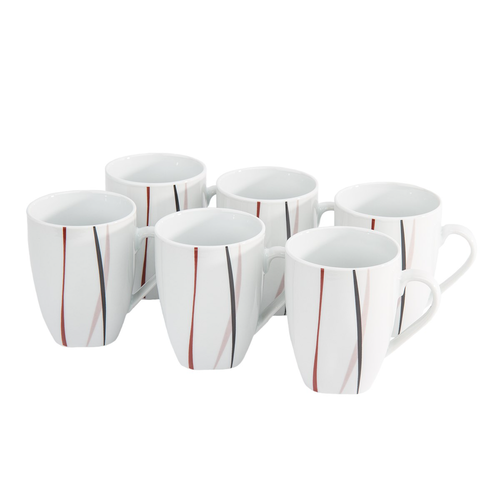 Domestic 6dílná sada hrnků Amelie, 310 ml