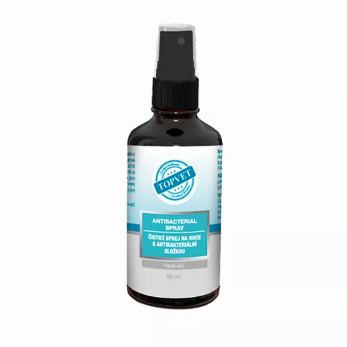 TOPVET Antibakteriální sprej na ruce - Hedvábí 50ml