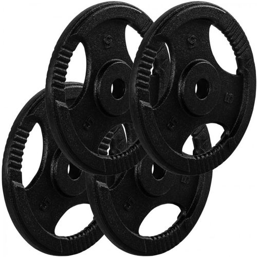 MOVIT sada závaží s úchopy 4 x 5 kg, litina