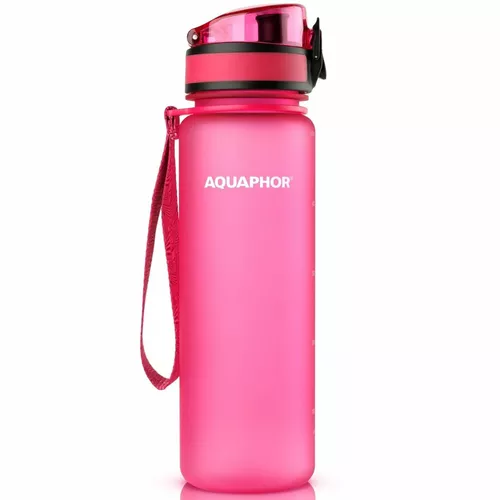 Aquaphor Filtrační láhev City 0,5 l, růžová,