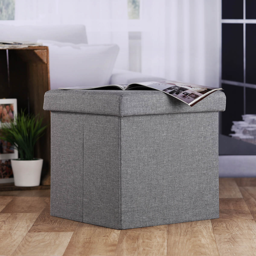 Taburet skládací, šedý