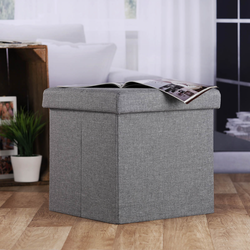 Taburet skládací, šedý