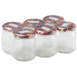 6dílná sada zavařovacích sklenic Ovoce, 212 ml