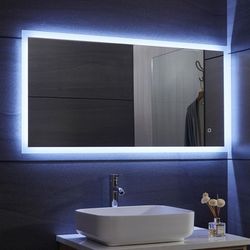 Aquamarin Koupelnové zrcadlo s LED osvětlením 35W, 120x60cm