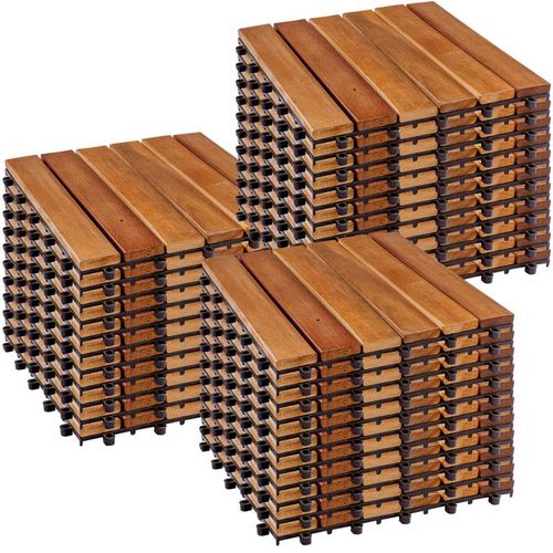 STILISTA dřevěné dlaždice, klasik, akát, 3 m²