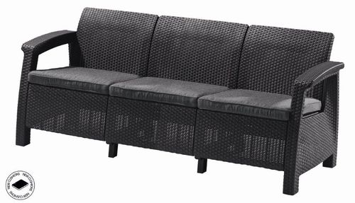 KETER Corfu love seat max zahradní pohovka, grafitová