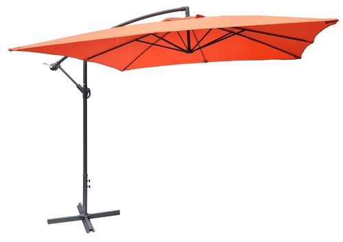 Tradgard 3879 Čtvercový slunečník kovový - terakota 270 x 270 cm
