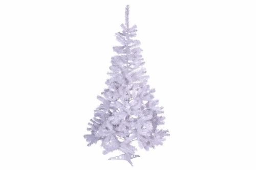 Nexos 32993 Umělý vánoční strom s třpytivým efektem - 120 cm, bílý