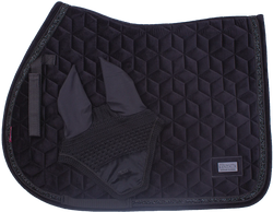 Podsedlová dečka samet s čabrakou Kentaur černá