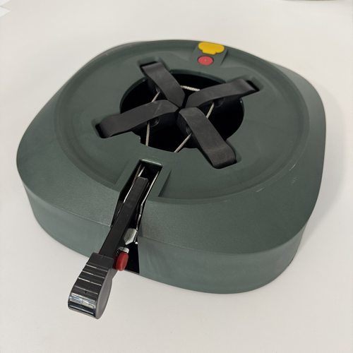 Stojan na vánoční stromek s pedálem, tm. zelený