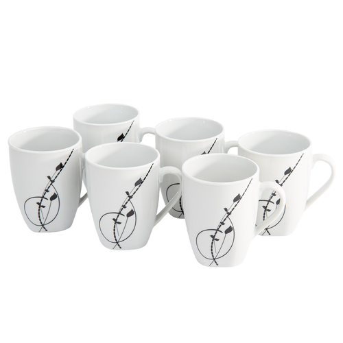 Domestic 6dílná sada hrnků Londra, 310 ml