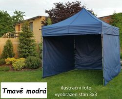 Tradgard PROFI STEEL 57108 Zahradní párty stan 3 x 6 - tmavě modrá