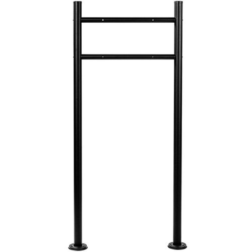 STILISTA Stojan na poštovní schránku, 120 cm, černý