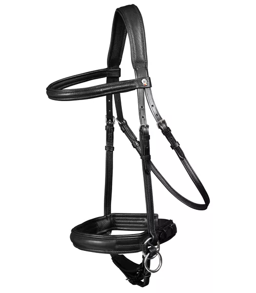 Bezudidlová uzdečka X-line SUPERSOFT stahovací sidepull