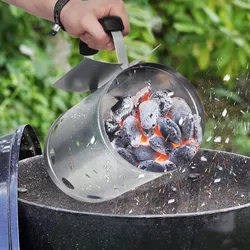 Kovový podpalovač grilu