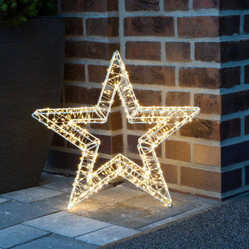 Vánoční LED Hvězda, 52 cm