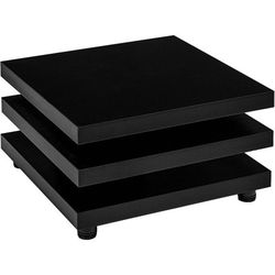 Stilista konferenční stolek, 73 x 73 cm, černý mat