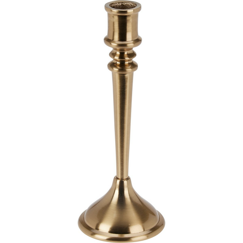 Dekorativní svícen 8x8x22cm, barva zlatá, 22 cm