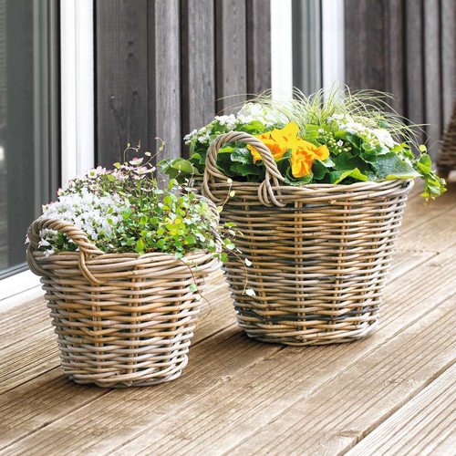 Ratanový obal na květináč, malý