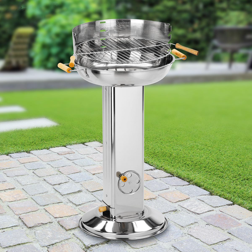 Nerezový sloupový gril