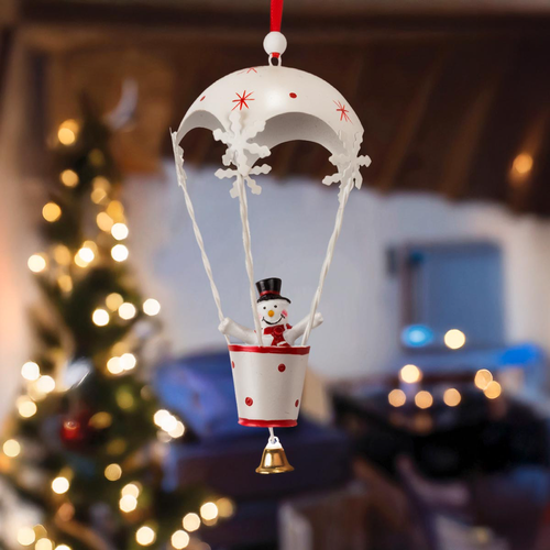 Vánoční ozdoba Balon, bílý