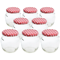 Orion Sada zavařovacích sklenic s víčkem Karo 0,5 l, 8 ks